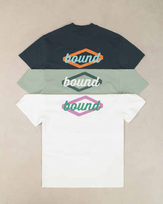 Load image into Gallery viewer, bound &amp;#39;Hatch&amp;#39; Tee - Ecru
