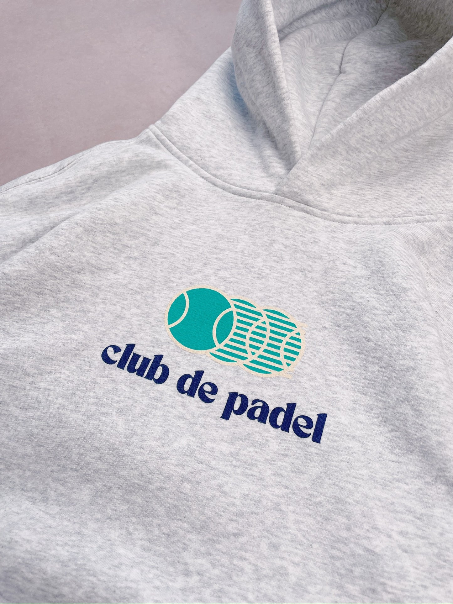 Club de Padel 'Vibora' Hoodie - Ash Grey