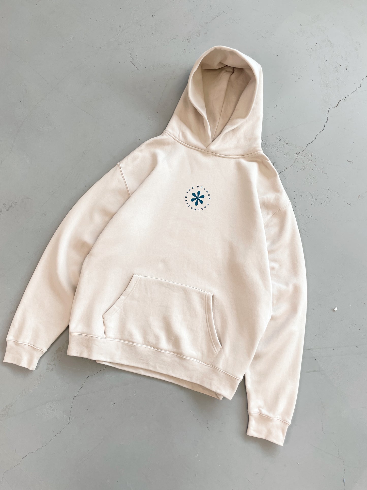 Colour Collective 'Wallflower' Hoodie - Bone