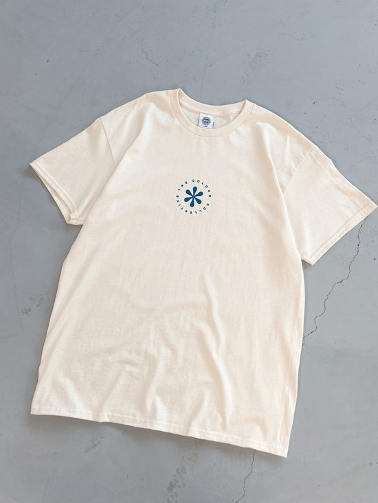 Load image into Gallery viewer, Colour Collective &amp;#39;Classic Wallflower&amp;#39; Tee - Natural
