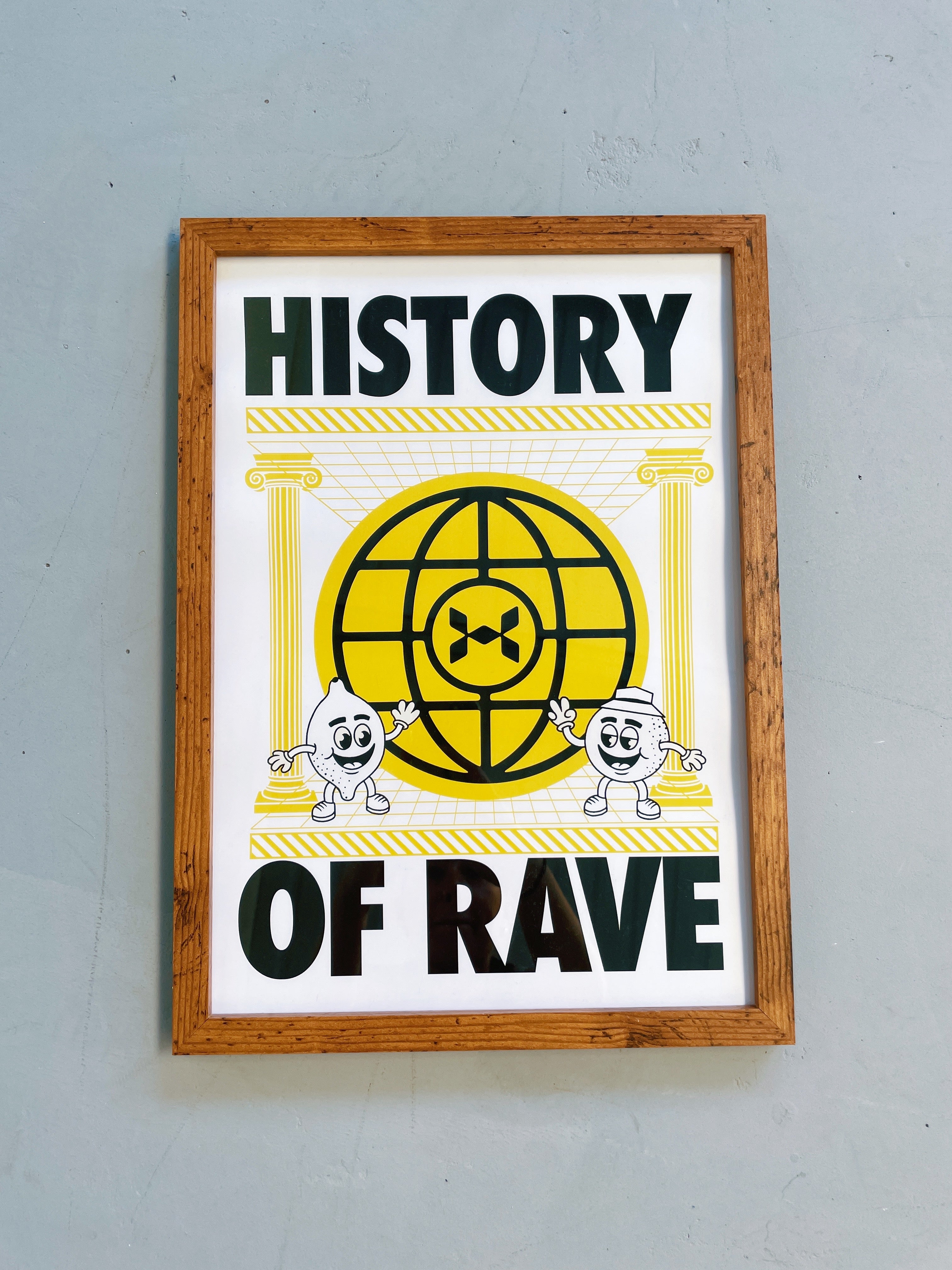 History Of Rave 'Colosseum' Art Print – UN:IK Clothing