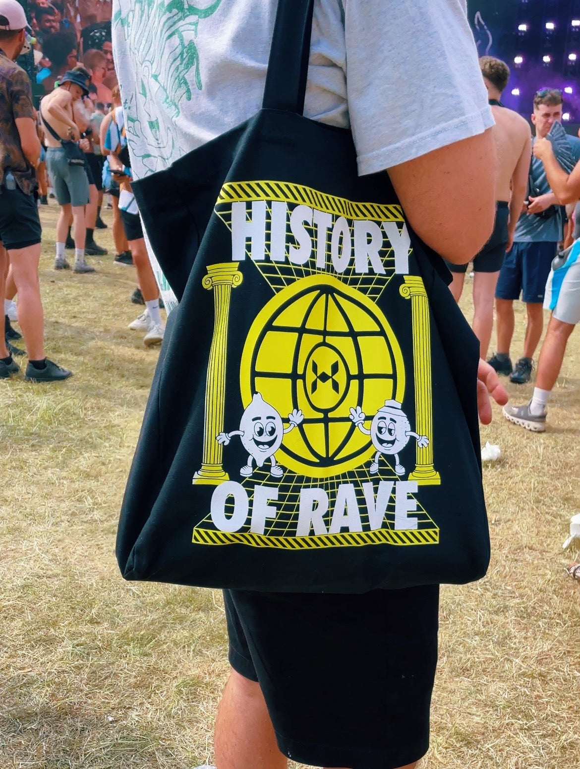 Load image into Gallery viewer, History Of Rave &amp;#39;Colosseum&amp;#39; Shopper Tote Bag
