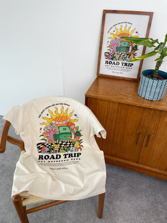 Other Side Store 'Road Trip' Organic Tee & Print Bundle