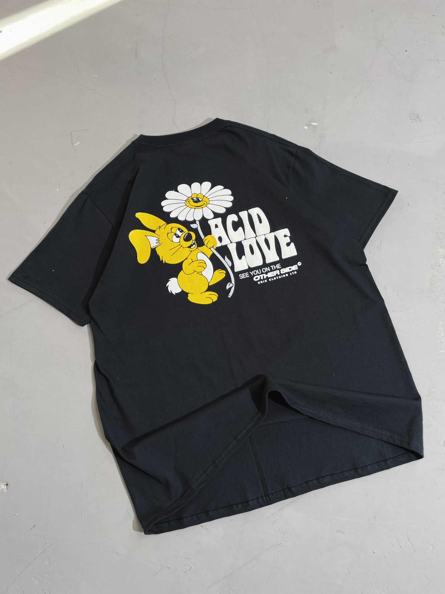 ACID LOVE 0.06 'Other Side' Tee - Black *BF 1 OF 100 EXCLUSIVE*