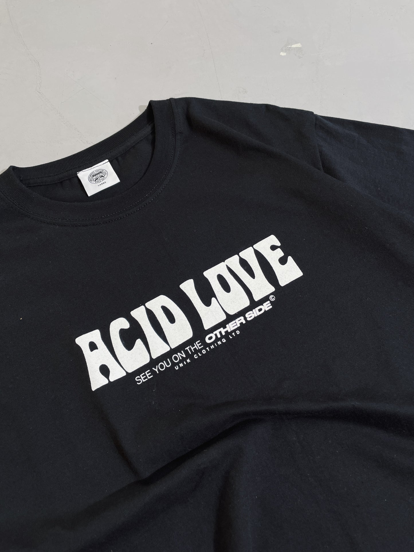 Load image into Gallery viewer, ACID LOVE 0.06 &amp;#39;Other Side&amp;#39; Tee - Black *1 OF 100 EXCLUSIVE*
