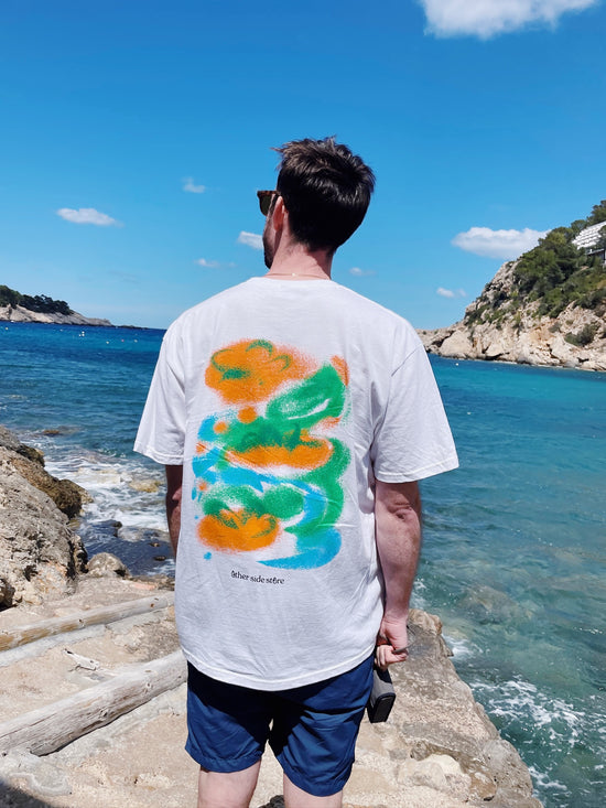 Other Side Store 'Tropical' Tee - White