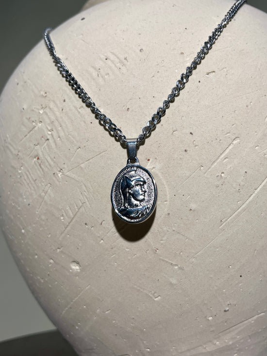 Centurion Pendant Necklace - Silver / Gold