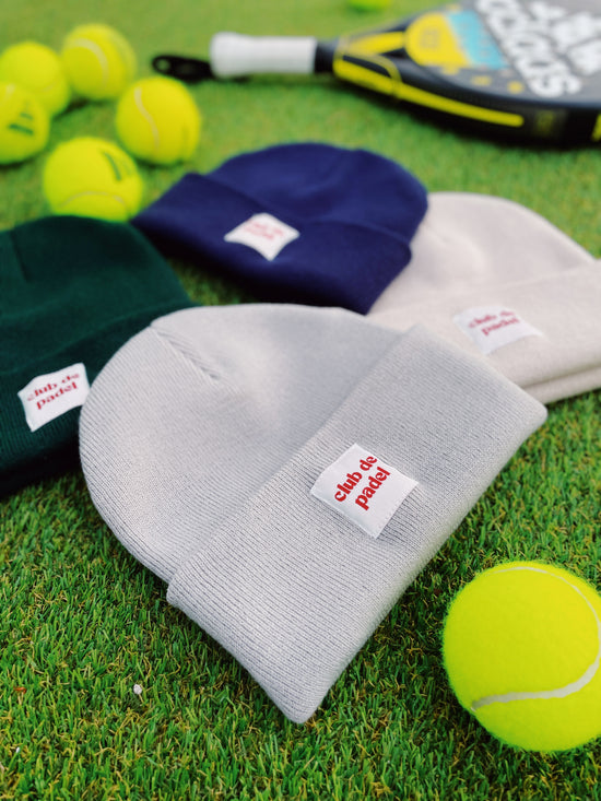 Club de Padel Beanie - Green / Grey / Cream / Navy