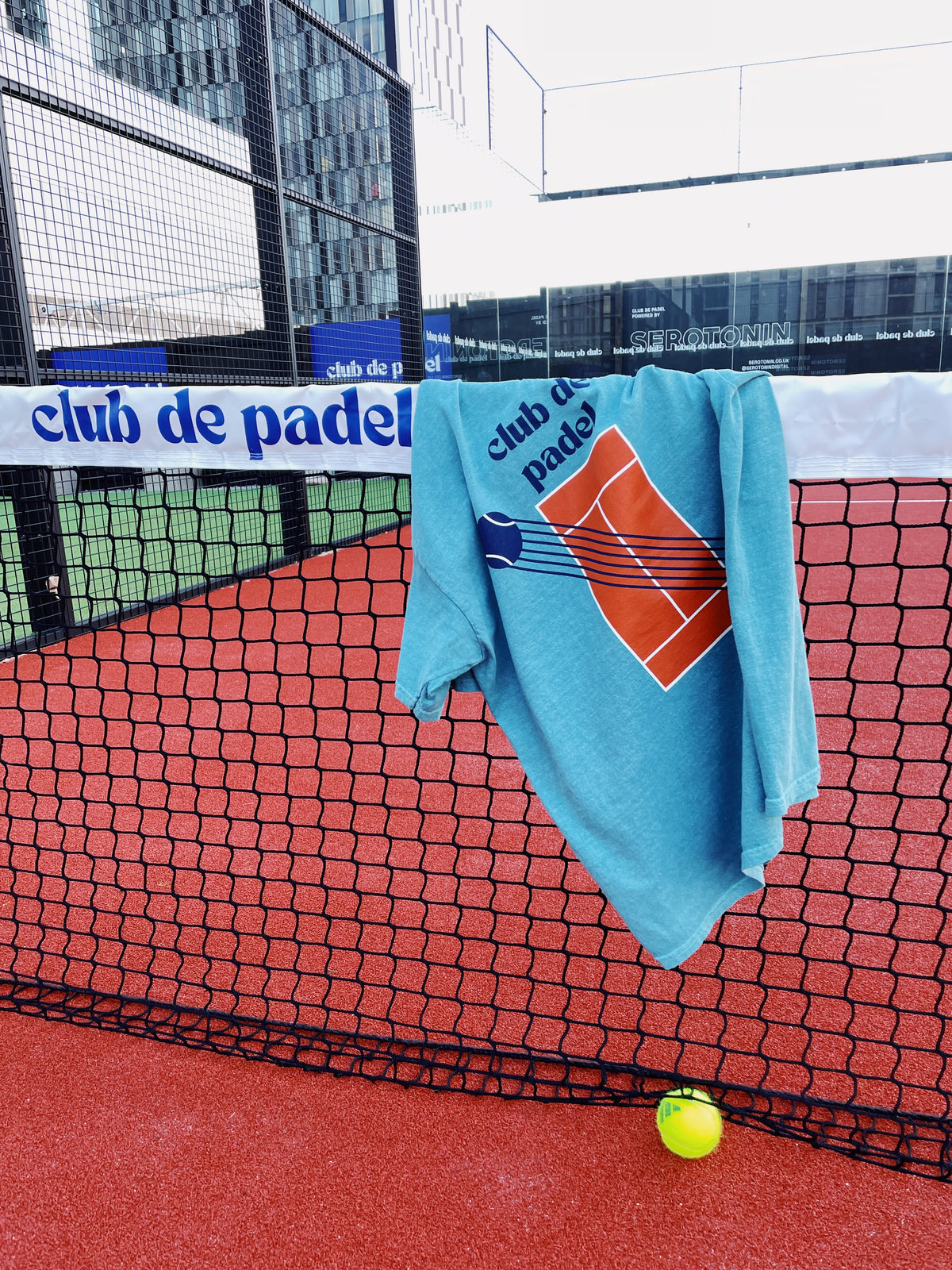 Club de Padel 'Court' Vintage Washed Tee - Sage Green – UN:IK Clothing