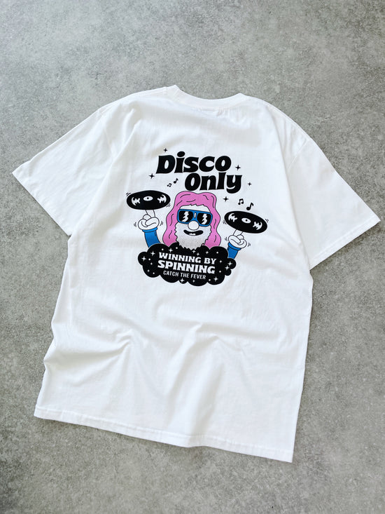 Load image into Gallery viewer, DISCO ONLY &amp;#39;NYC Disco&amp;#39; Tee - White
