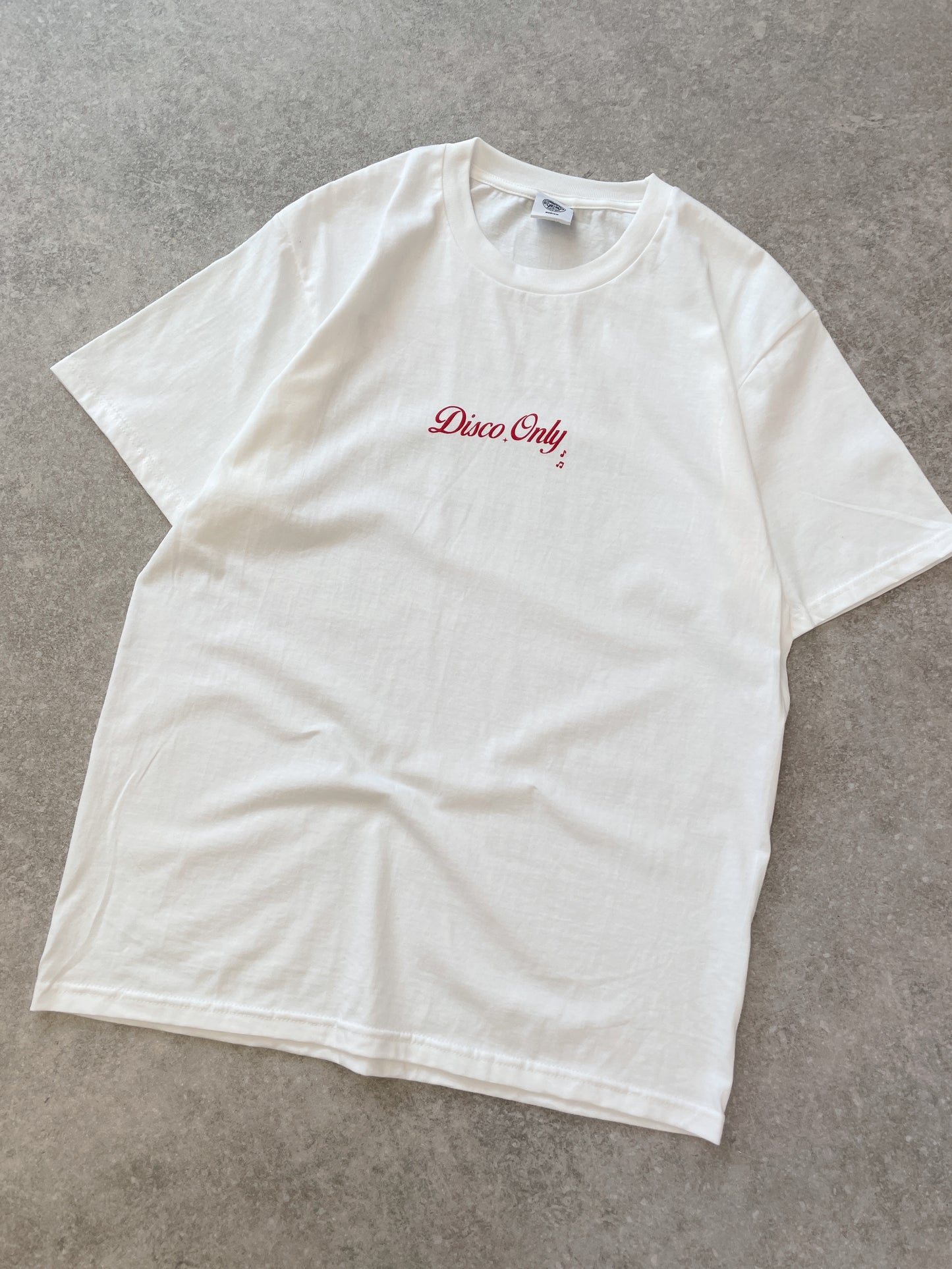 DISCO ONLY 'Italo Disco' Tee - White
