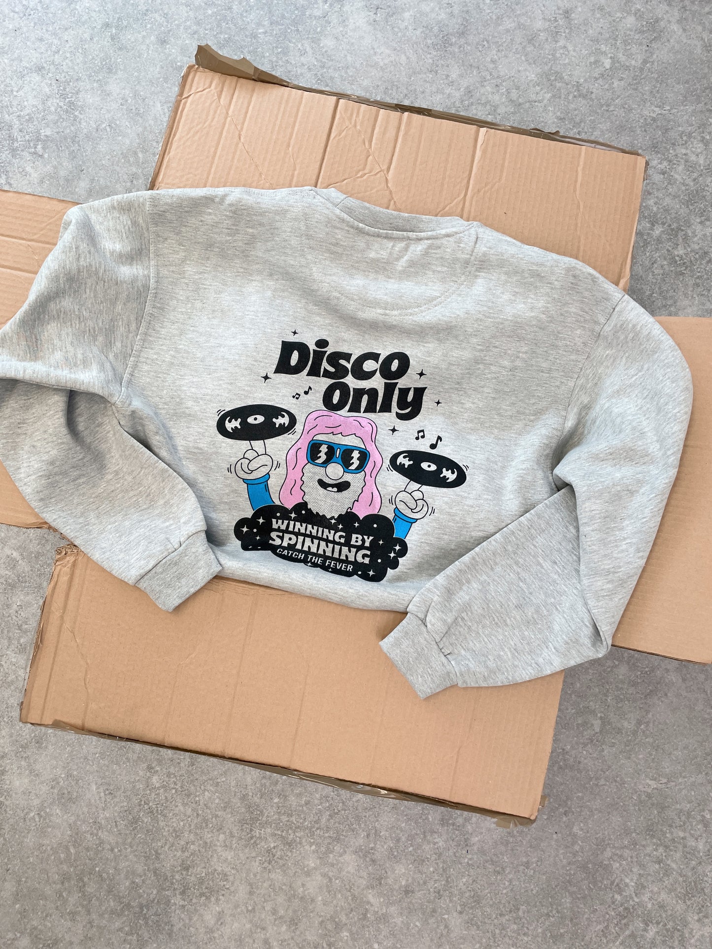 DISCO ONLY 'NYC Disco' Sweater - Grey
