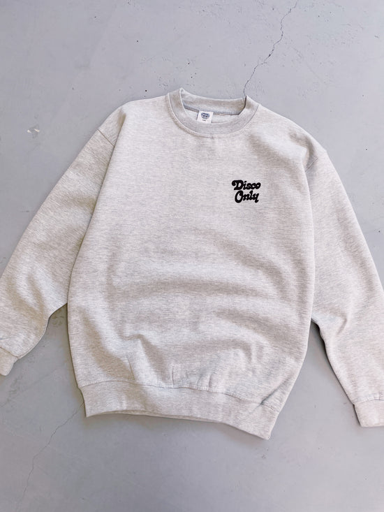 DISCO ONLY 'Play It Twice V2' Sweater - Grey