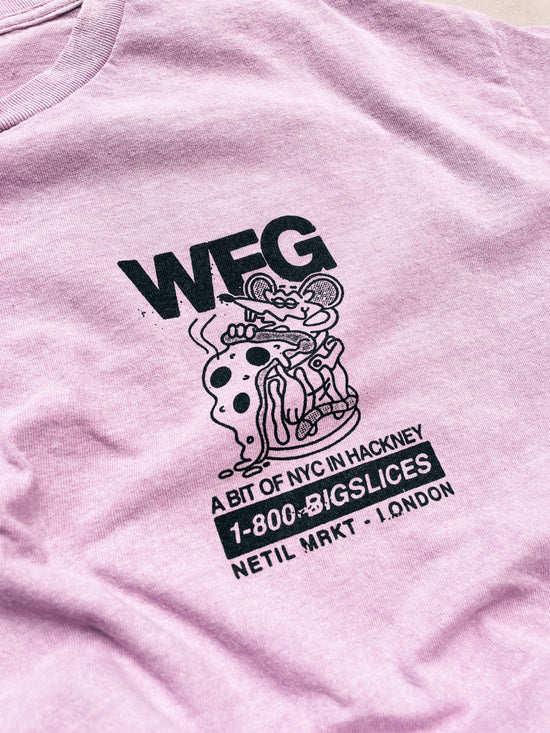 Gordos Pizzeria 'Call The Gang' Vintage Washed Tee - Pink