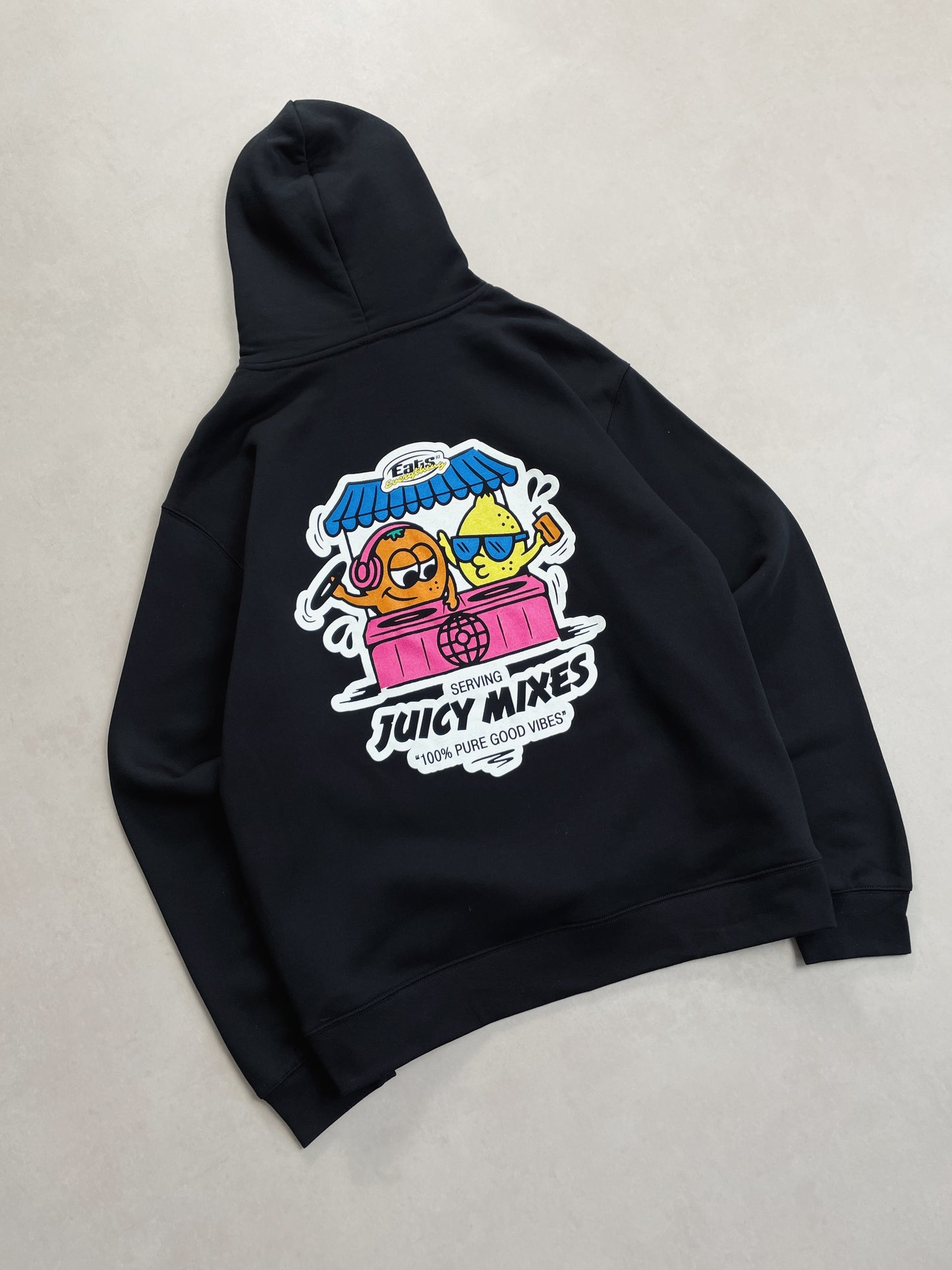 History Of Rave 'Juicy Mixes' Hoodie - Black