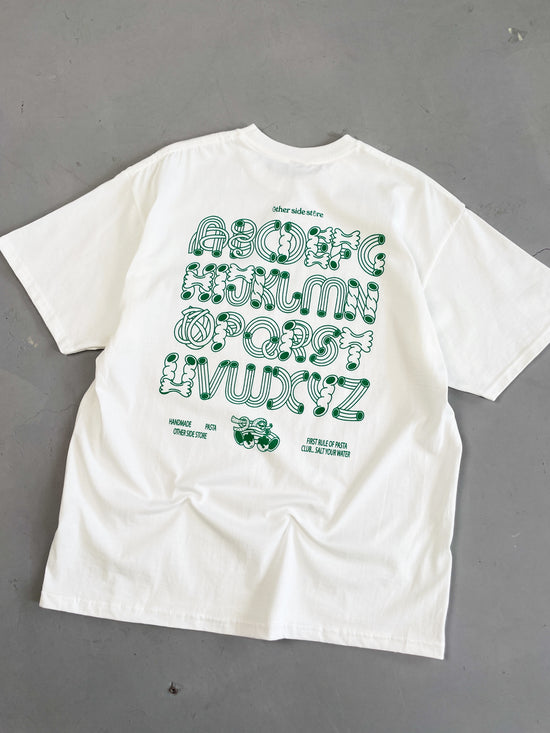 Other Side Store 'Pasta Club' Tee - White