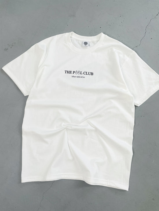 Load image into Gallery viewer, Other Side Store &amp;#39;Pool Club&amp;#39; Tee - White
