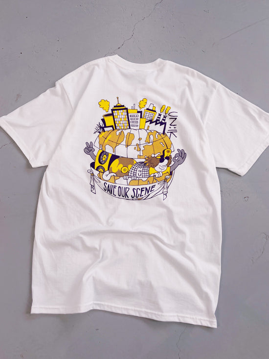 Save Our Scene 'Back To The Underground' Tee - White
