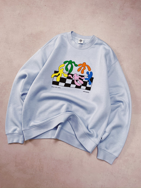 Other Side Store 'Lets Dance' Sweater - Powder Blue