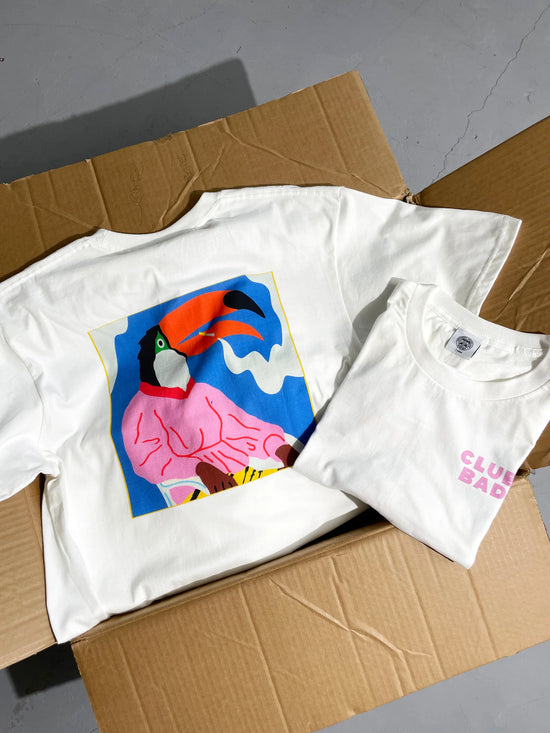 Melé x Club Bad Tee Twinpack - Toucan/Afters Zebra