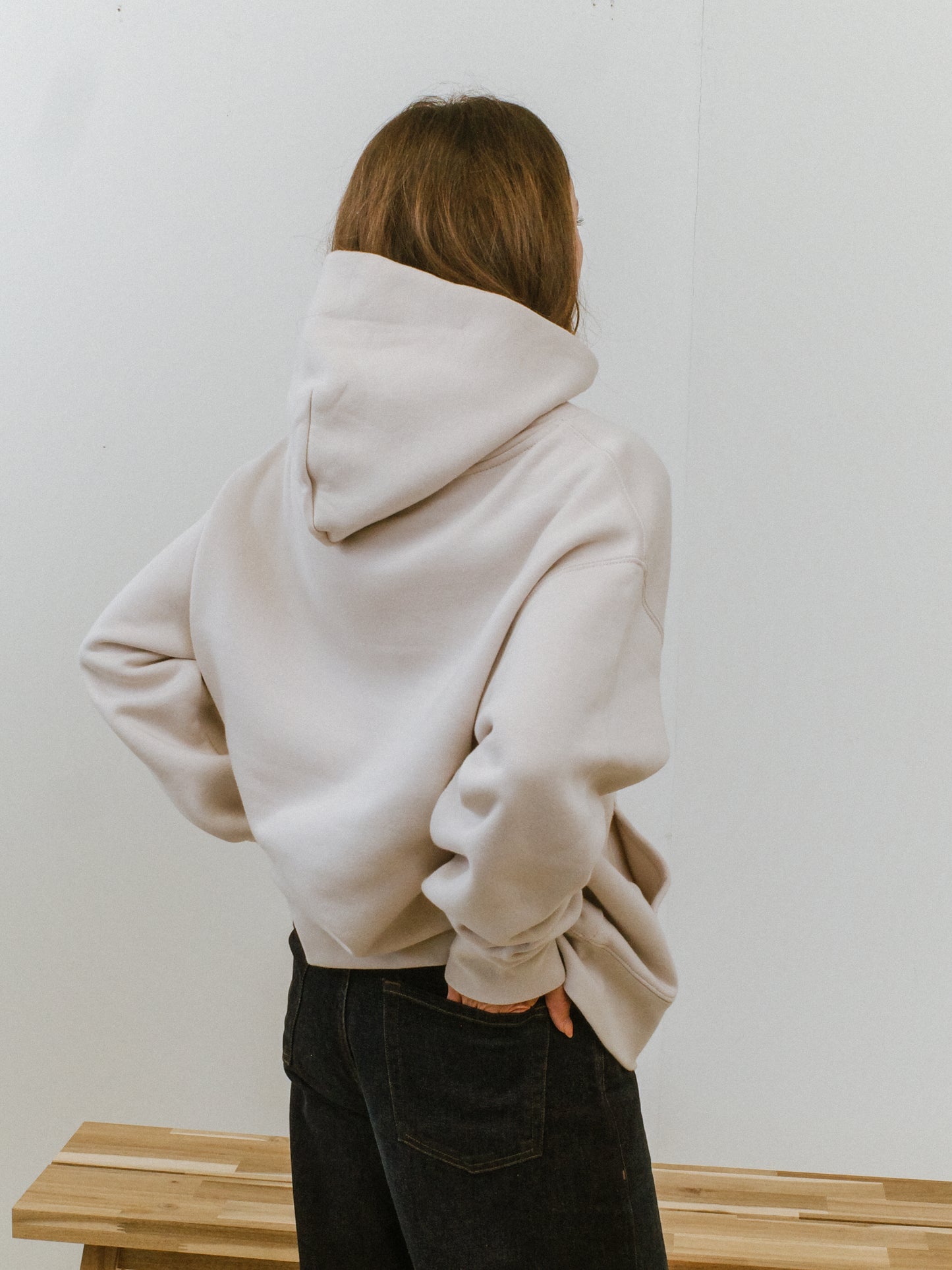 Vice 84 WMNS 'Sports Dept' Hoodie - Bone