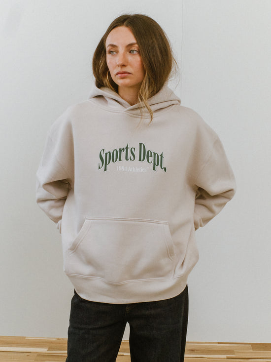 Vice 84 WMNS 'Sports Dept' Hoodie - Bone