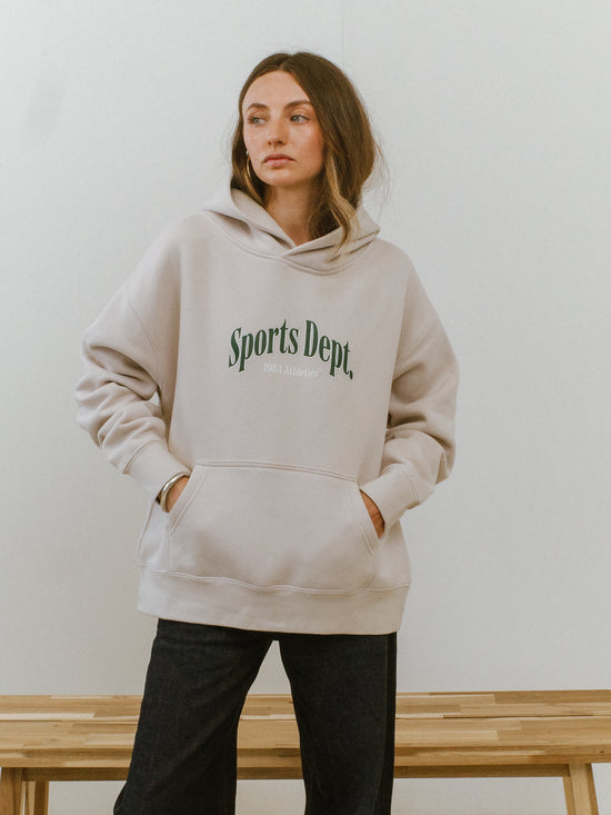 Vice 84 WMNS 'Sports Dept' Hoodie - Bone