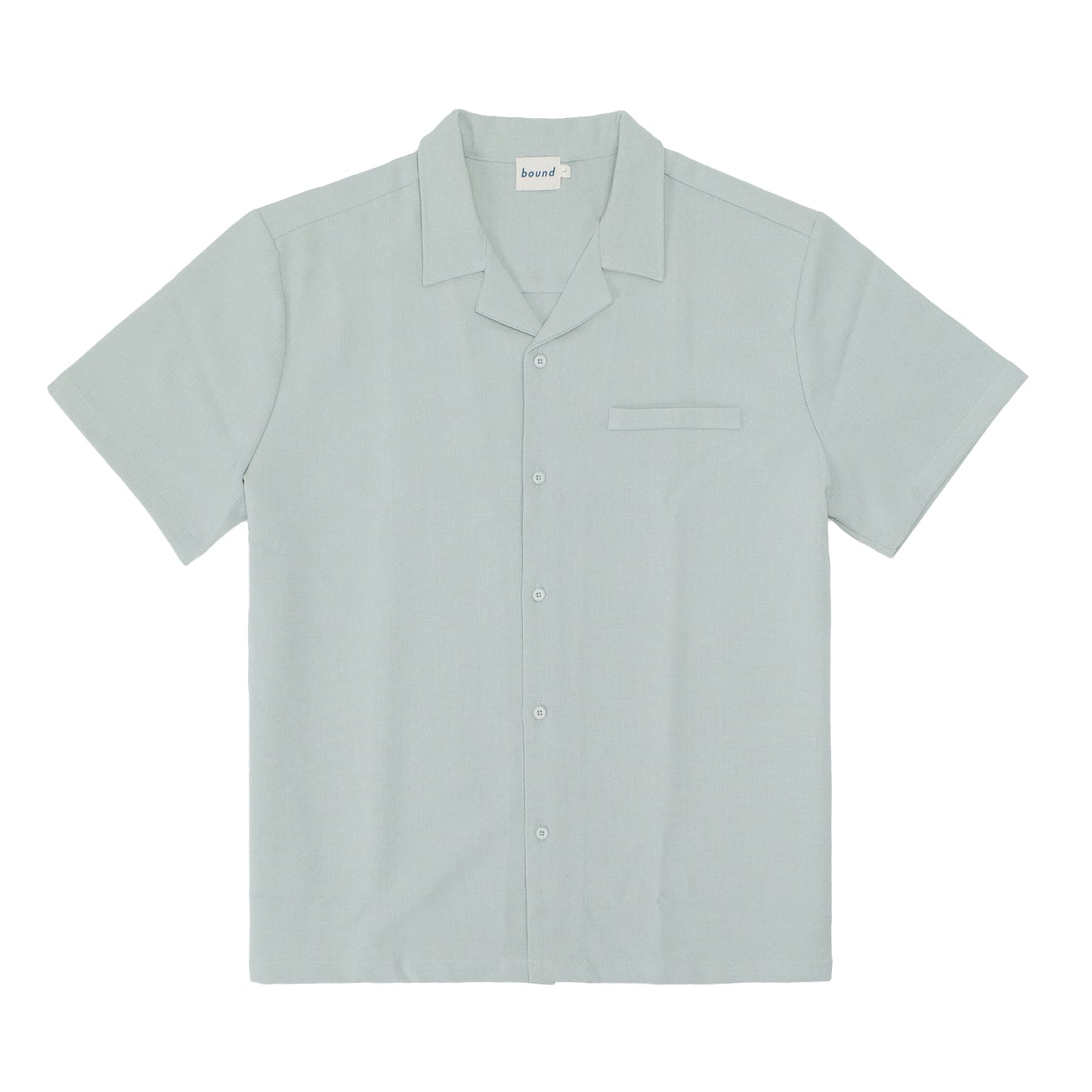 bound Heavy Cuban Textured SS Shirt - Brook Green