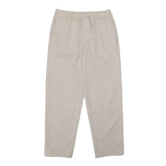 bound William Staple Cotton Trousers - Ecru