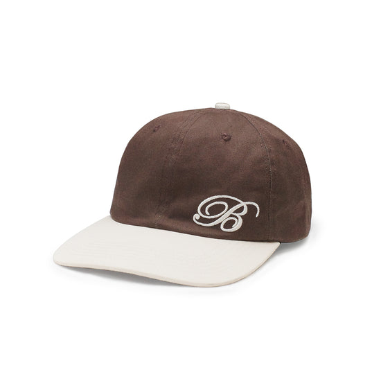 bound Signature 6 Panel Cap - Brown/Cream