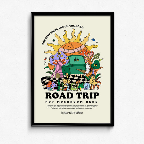 Load image into Gallery viewer, Other Side Store &amp;#39;Road Trip&amp;#39; Organic Tee &amp;amp; Print Bundle
