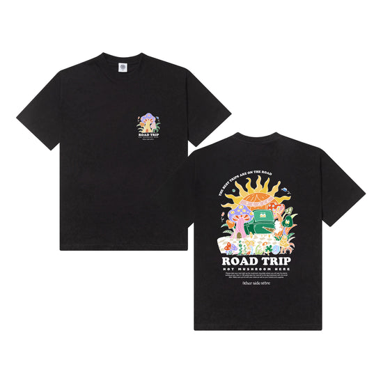 Other Side Store 'Road Trip' Tee - Black