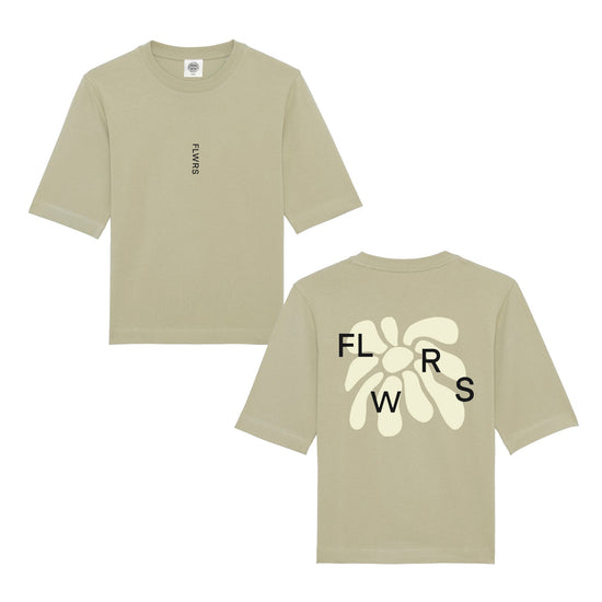 FLWRS Organic Boxy Tee - Sage