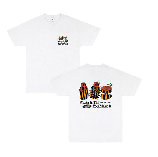Other Side Store 'Shake It Til' You Make It' Tee - White