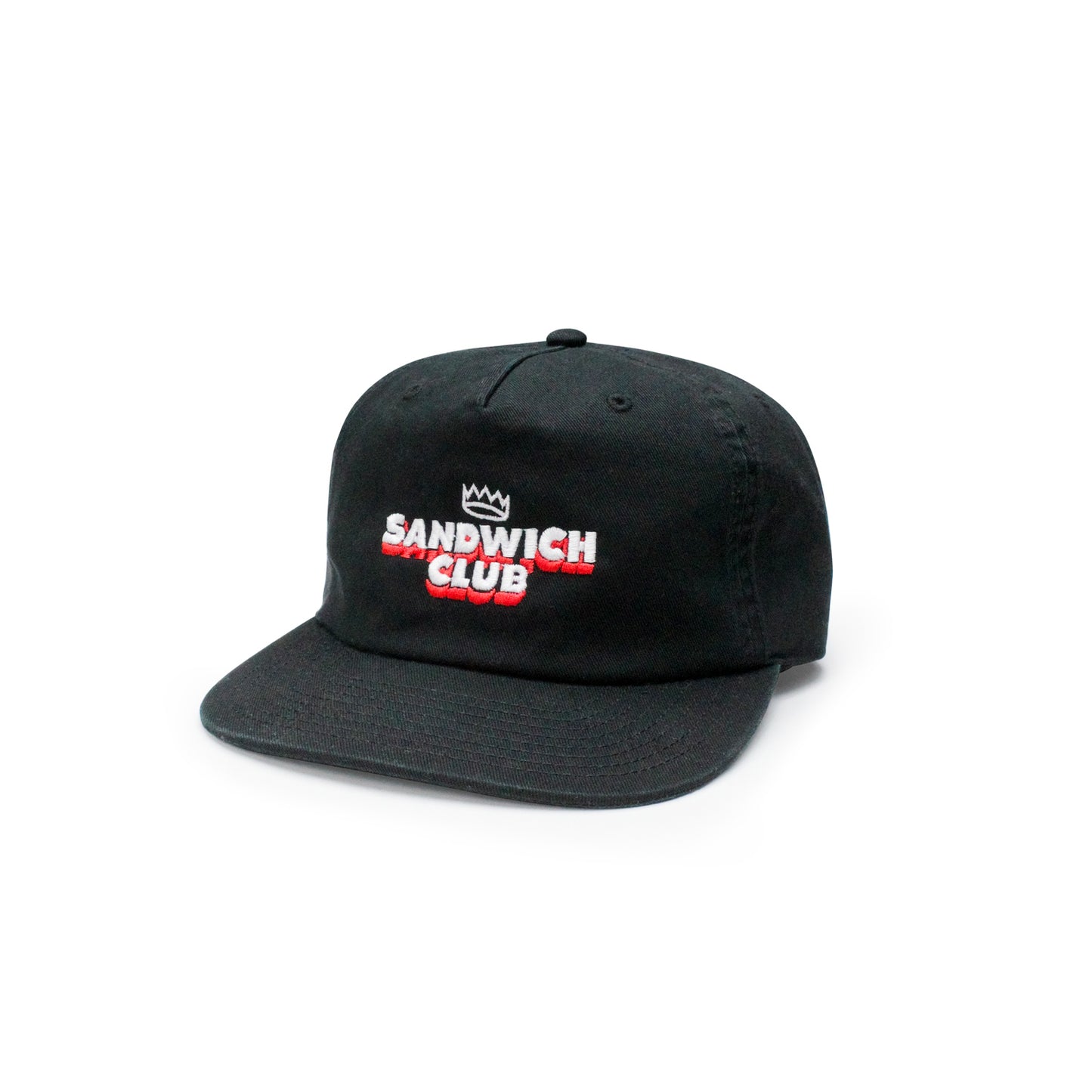 Sandwich Club x Sandwich King Embroidered Cap - Black