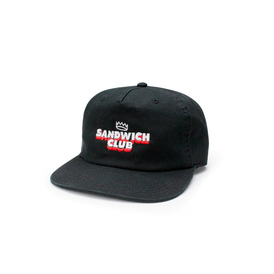 Sandwich Club x Sandwich King Embroidered Cap - Black