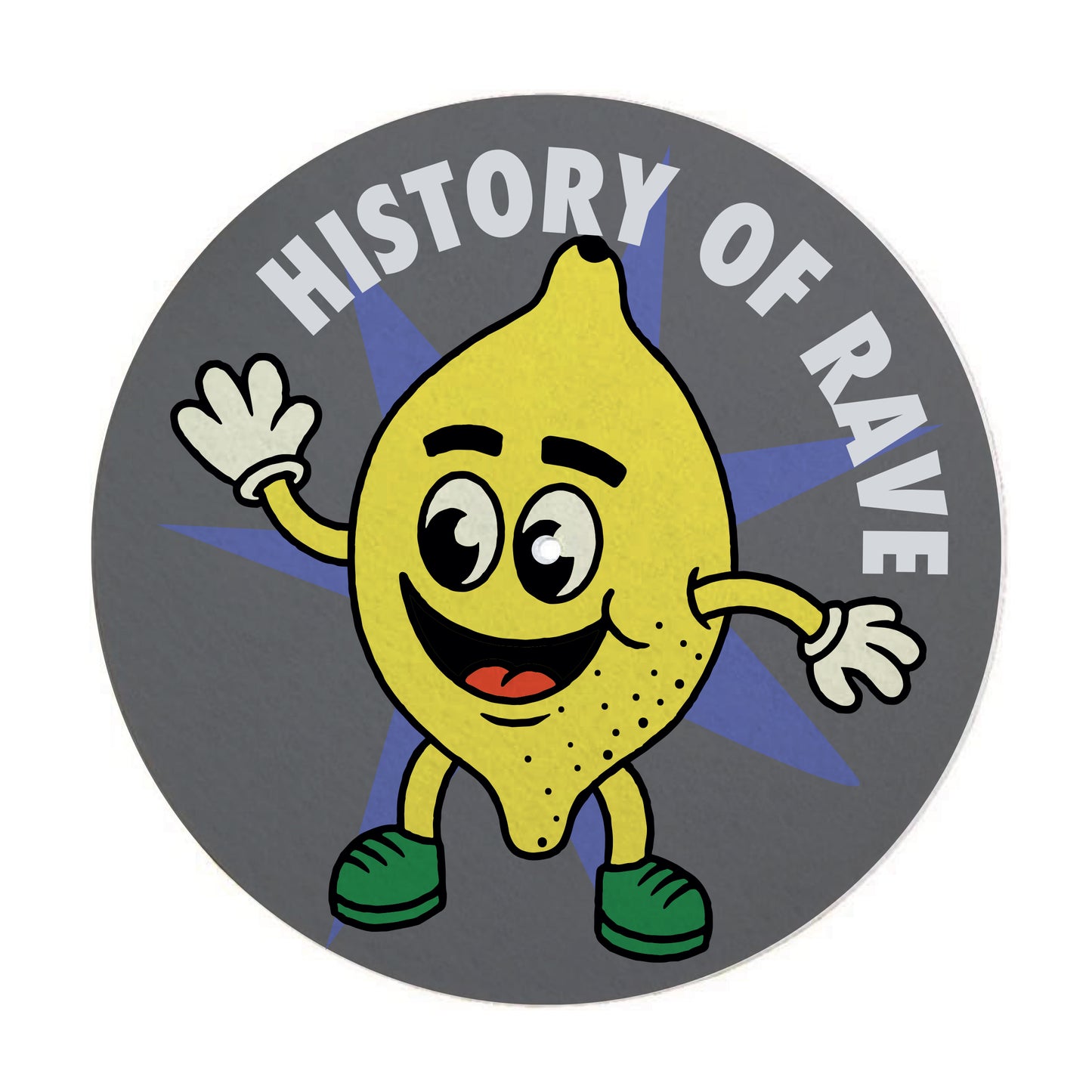 History Of Rave 'Lemon' Vinyl Slipmat