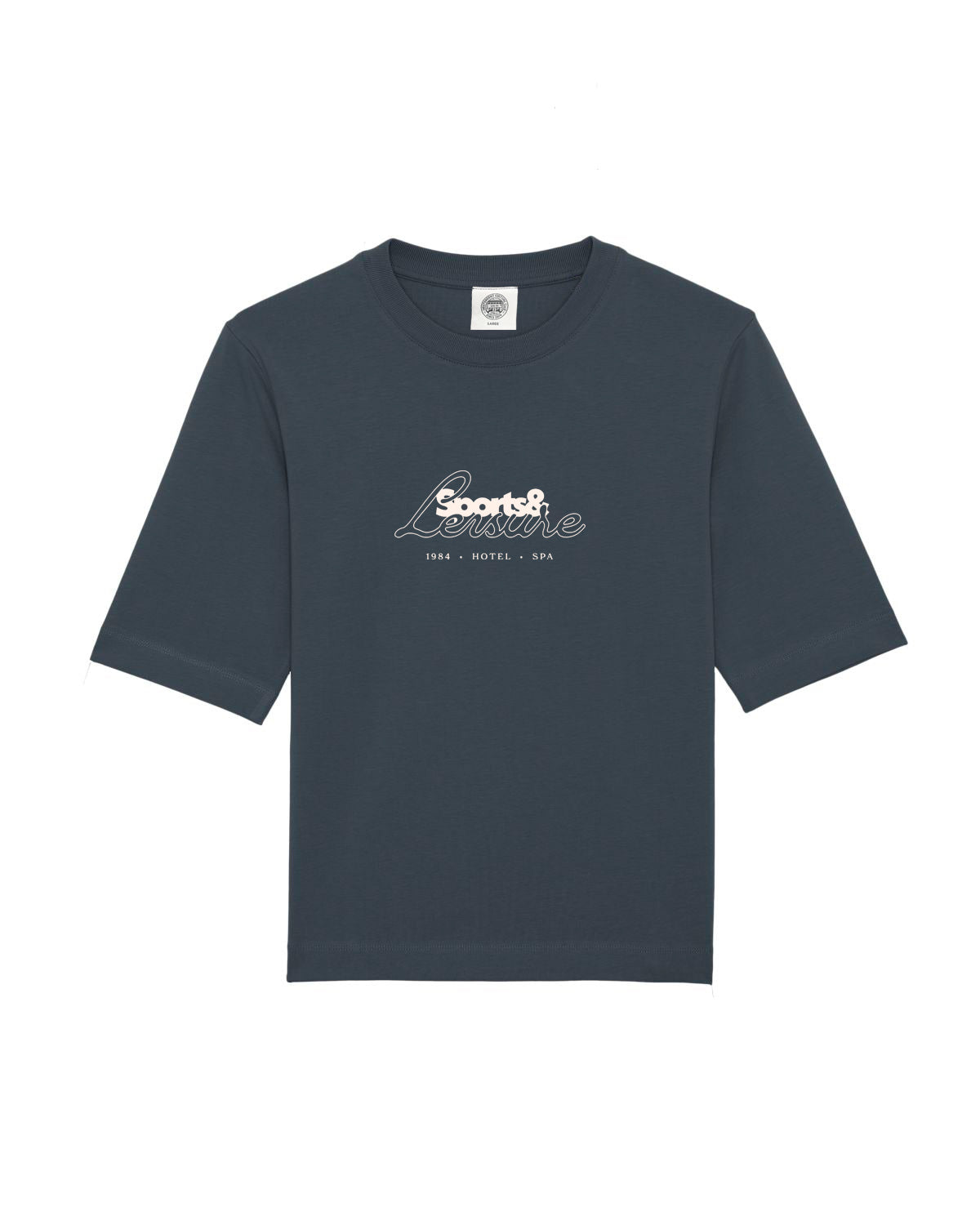 Vice 84 WMNS 'Sports Leisure' Box Organic Tee - Ink Navy