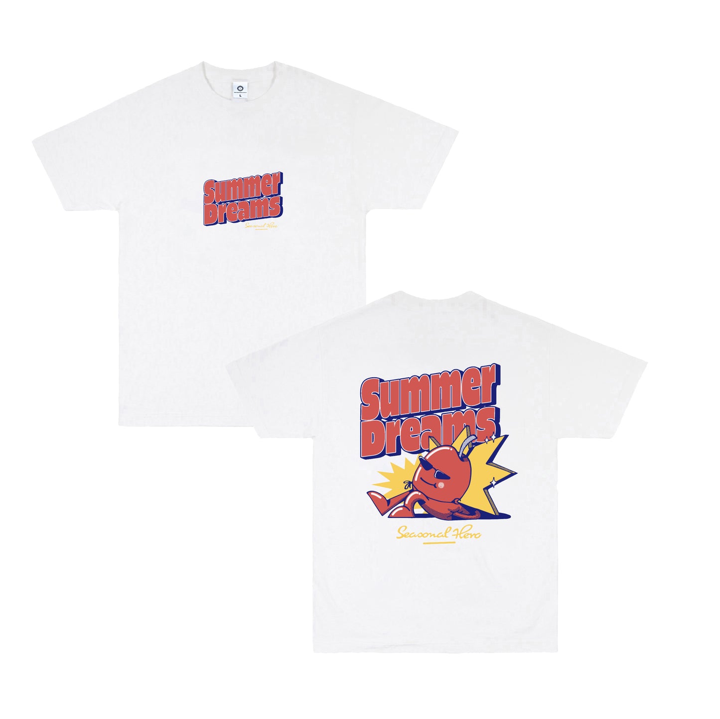 White　UN:IK　'Summer　Dreams'　–　Tee　Clothing　Seasonal　Hero