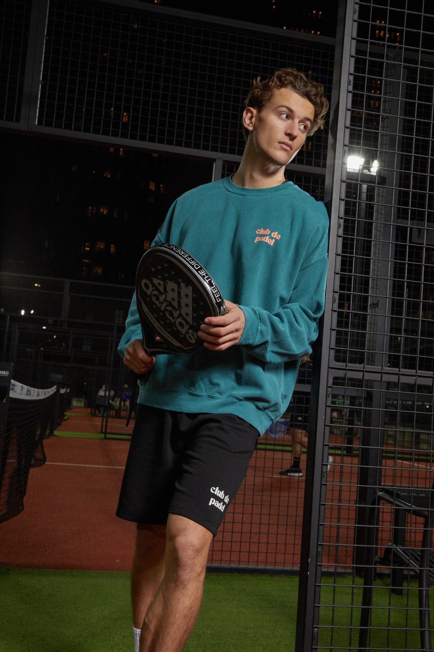 Club de Padel 'El Martillo 1.0' Vintage Washed Sweater - Dark Green