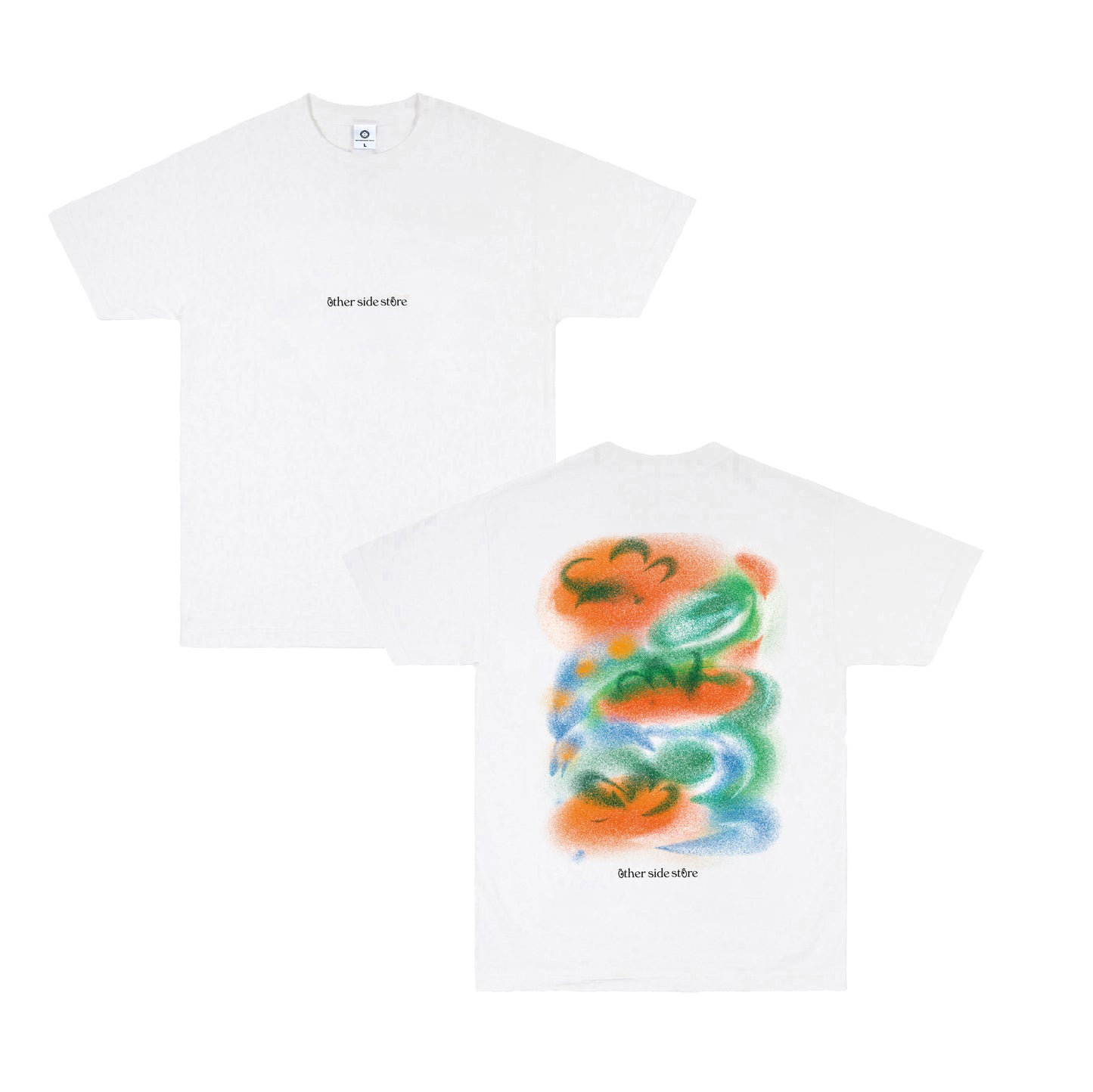 Other Side Store 'Tropical' Tee - White