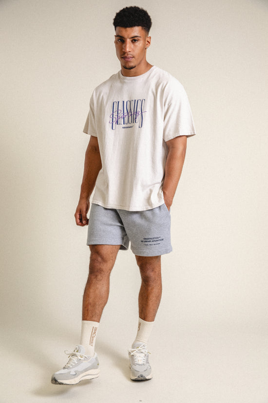 Vice 84 'Athletics' Jogger Shorts - Grey