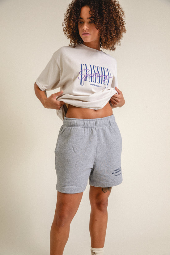 Vice 84 'Athletics' Jogger Shorts - Grey