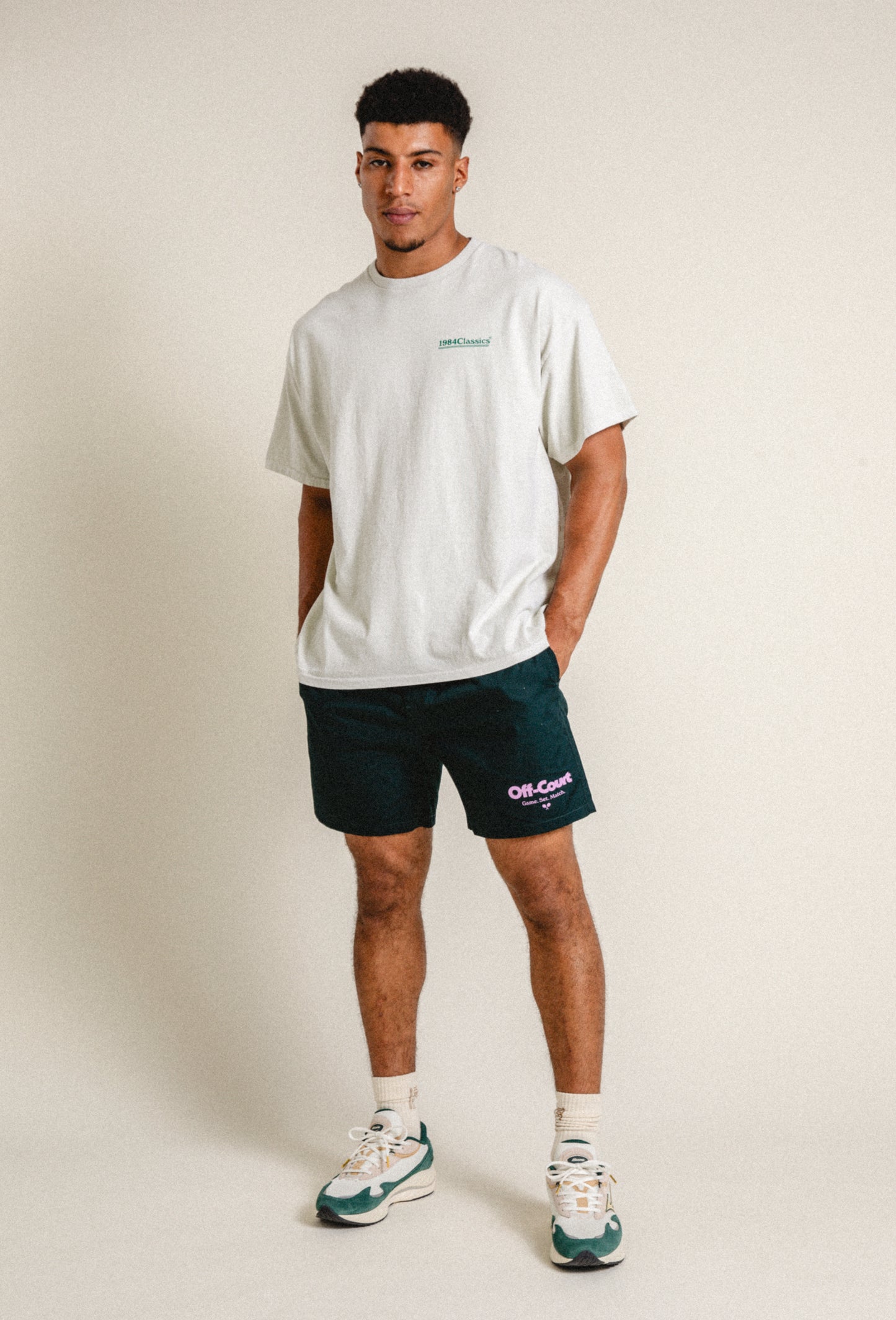 Vice 84 'Off-Court GSM' Beach Short - Forest