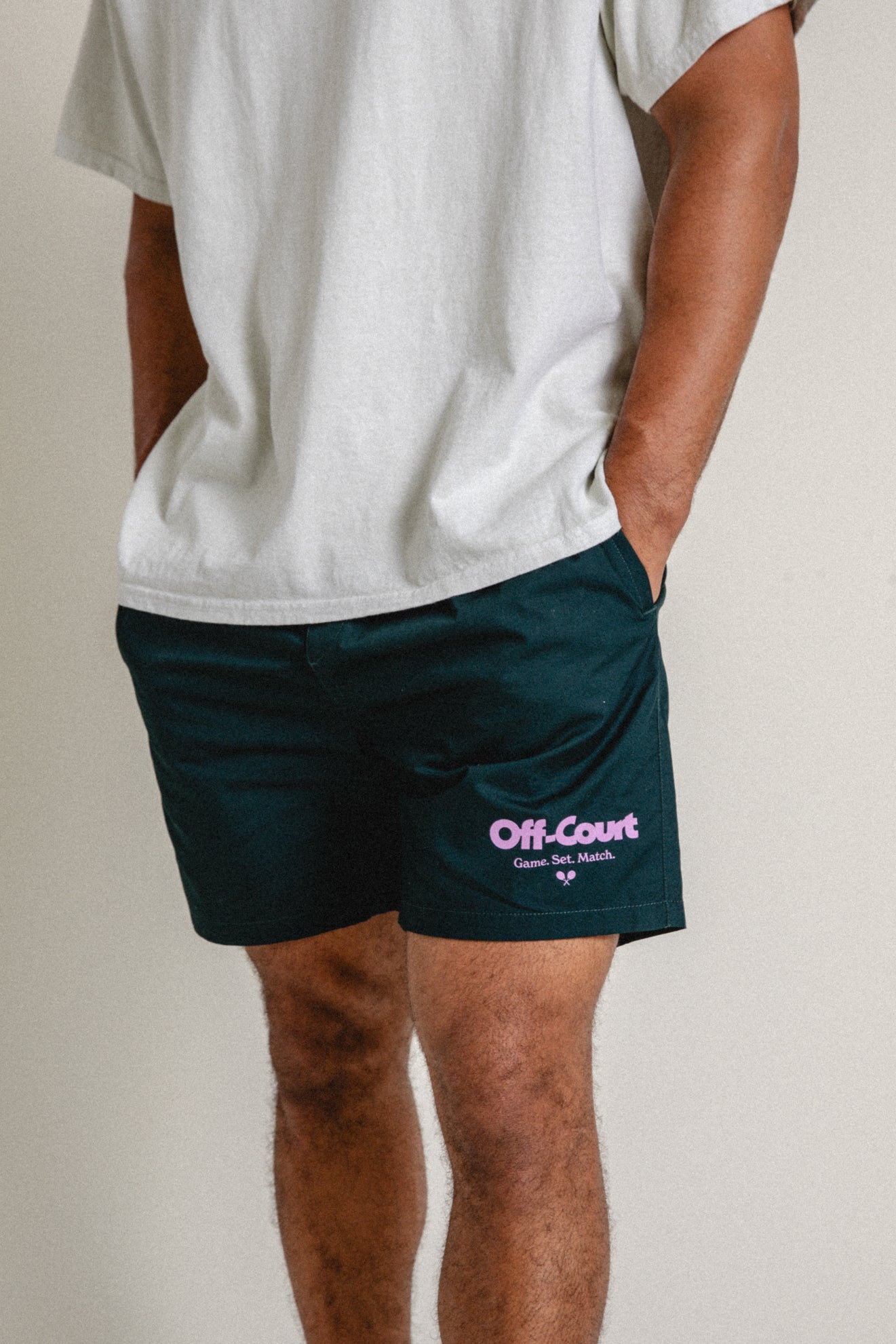 Vice 84 'Off-Court GSM' Beach Short - Forest