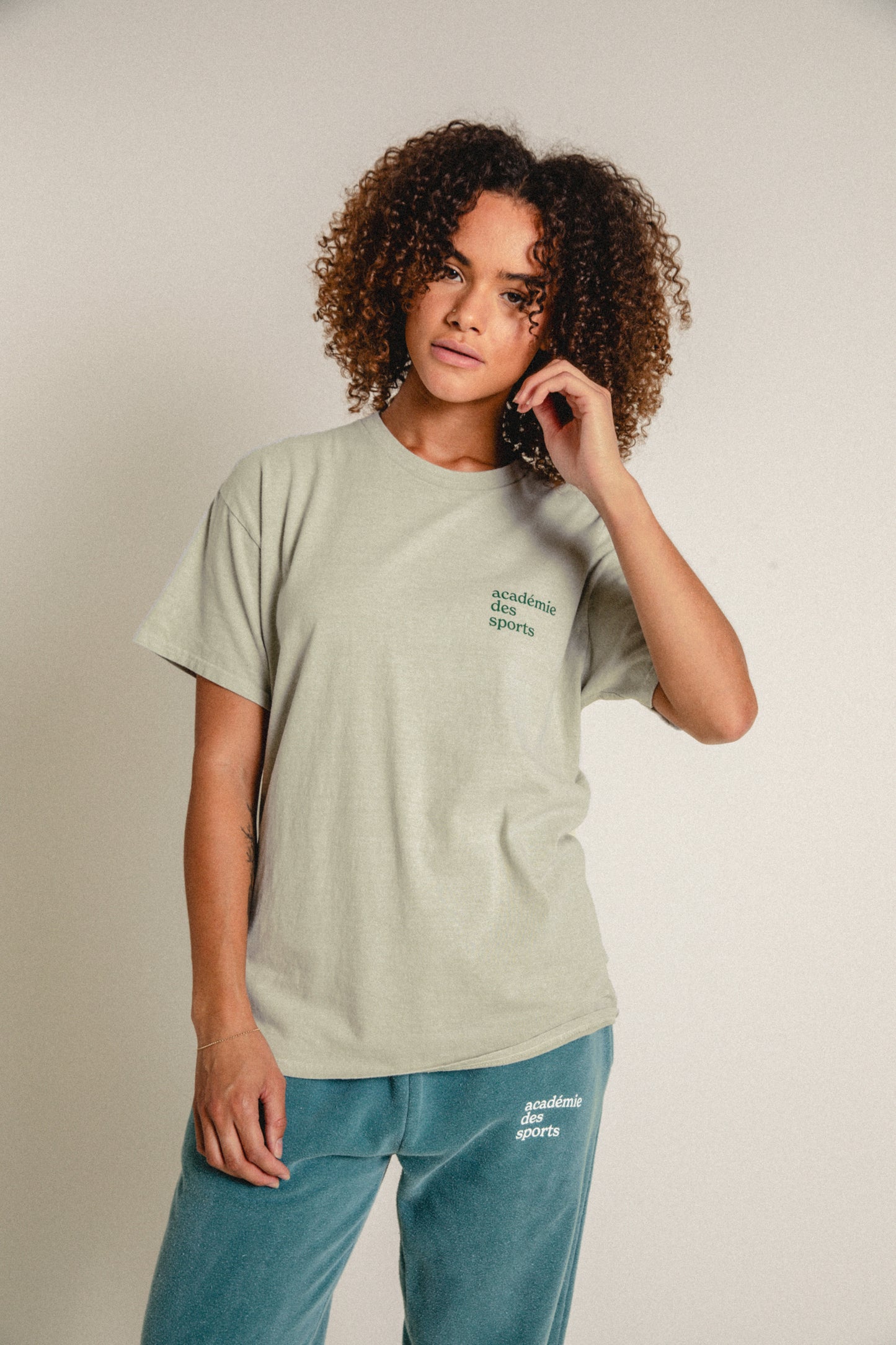 Vice 84 'Baseline' Tee - Vintage Washed Stone
