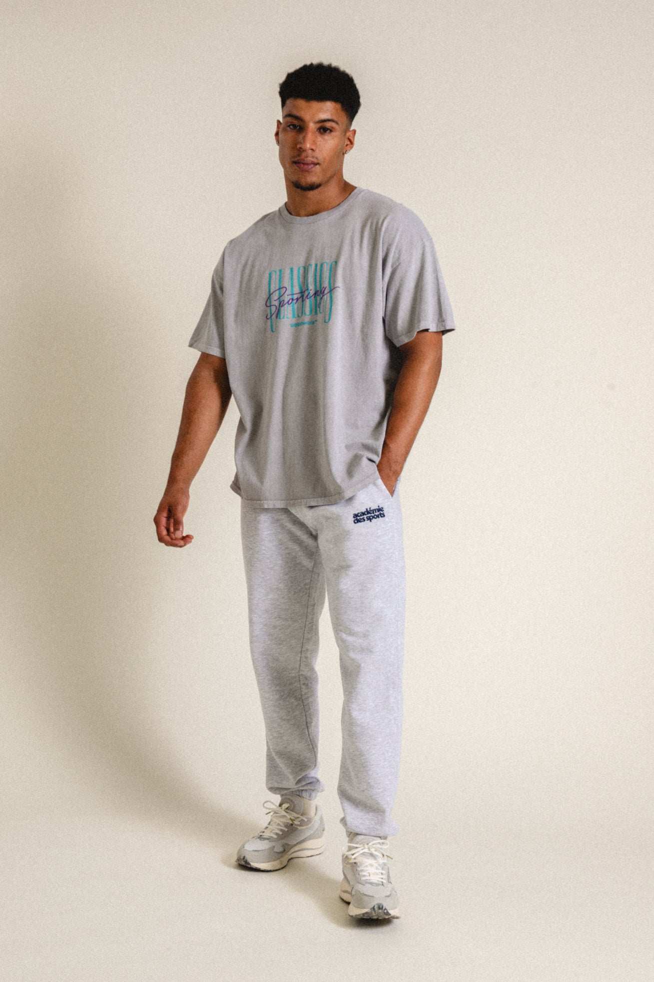 Vice 84 'Sporting Classics' Vintage Washed Tee - Ash