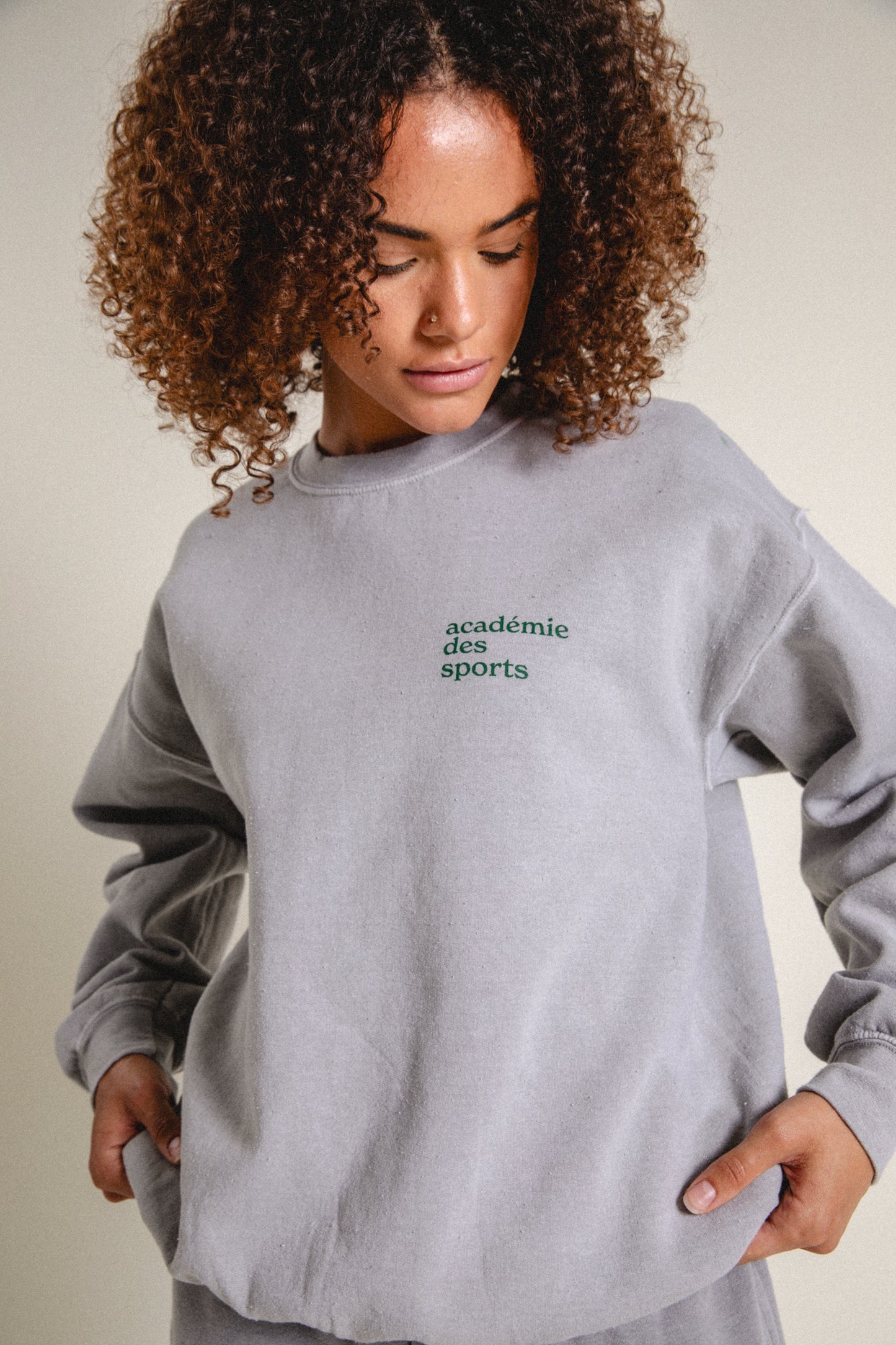Load image into Gallery viewer, Vice 84 &amp;#39;Baseline&amp;#39; Sweater - Vintage Washed Ash Grey
