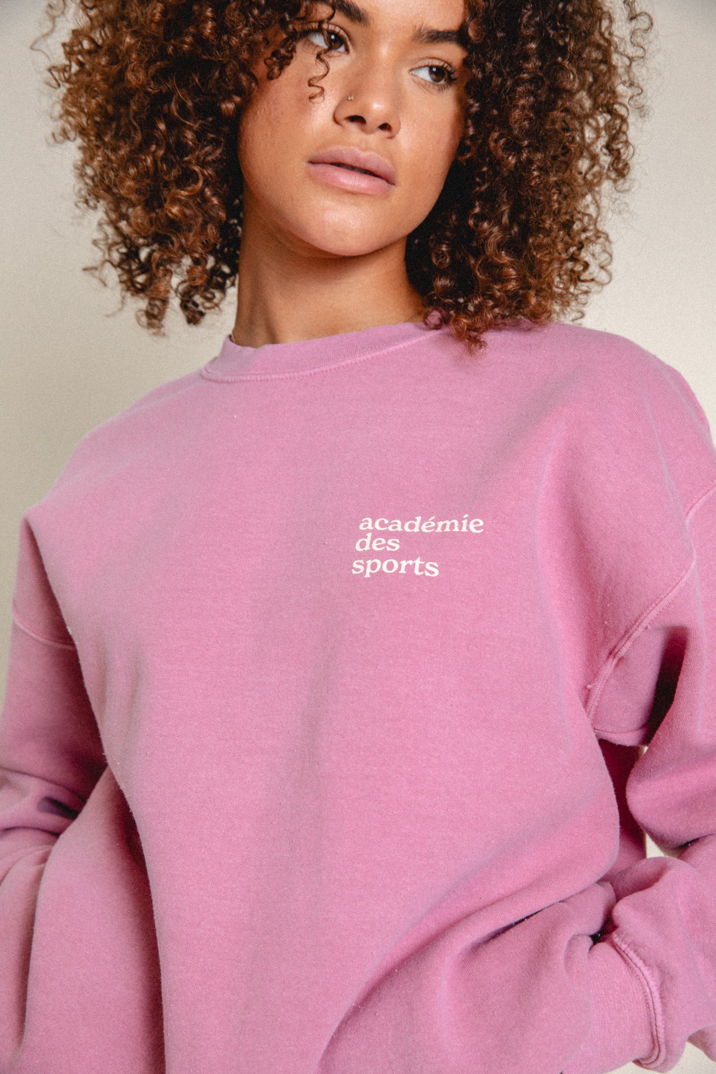 Vice 84 Baseline Sweater Vintage Washed Rose Pink