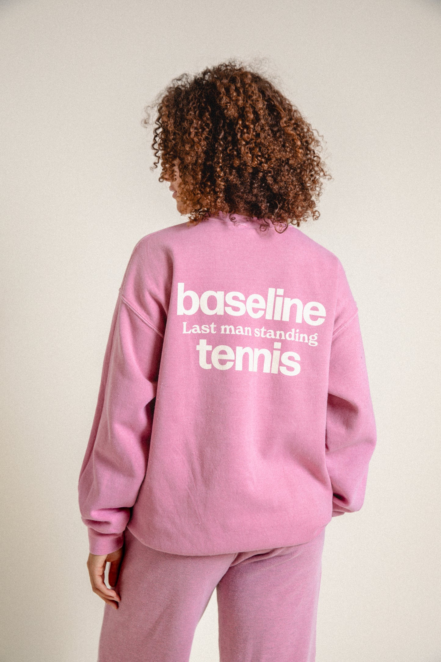 Vice 84 'Baseline' Sweater - Vintage Washed Rose Pink